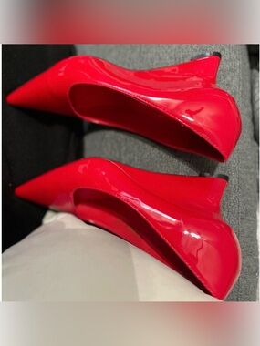 Women's Red Loafers